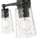 Ashli 2 Light 13.5 inch Matte Black Vanity Light Wall Light